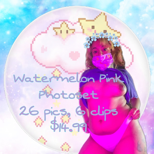 Watermelon Pink Photoset 🍉