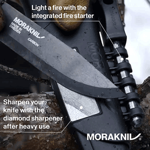 Morakniv Mora-Bushcraft Survival Messer, Schwarz, 9.1 inch : Amazon.de: Sport & Freizeit