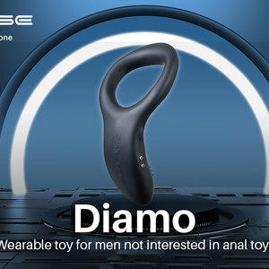 Diamo by Lovense: Comfortable remote control vibrating cock ring!