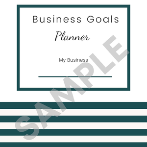 FREE Business Goals Planner