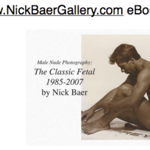 Official Site for Nick Baer Gallery Male Nude Photography Books