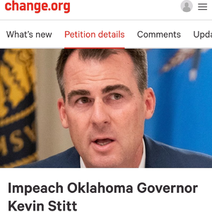 Petition To Impeach OK Governor Kevin Stitt