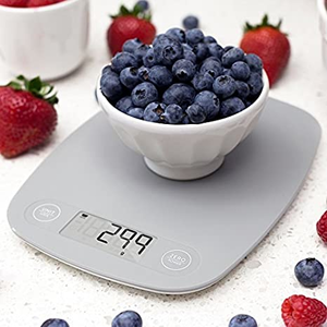 GreaterGoods Digital Food Kitchen Scale, Multifunction Scale Measures in Grams and Ounces