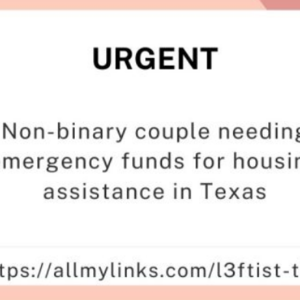 URGENT - Queer Housing Assistance Fund