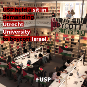 PRESS STATEMENT|USP's Sit-In at the Utrecht University Library